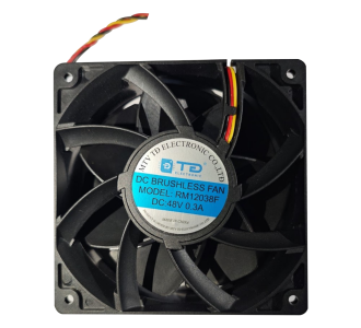 Quạt tản nhiệt không chổi than chống nước 48VDC RM-12038F 120mm x 120mm x 38mm