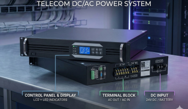 Bộ Chuyển Đổi Nguồn Gắn Tủ Rack 24VDC/220VAC (1kVA - 3kVA): Giải Pháp Cấp Nguồn Dự Phòng Hoàn Hảo Cho Viễn Thông & Công Nghiệp 2026