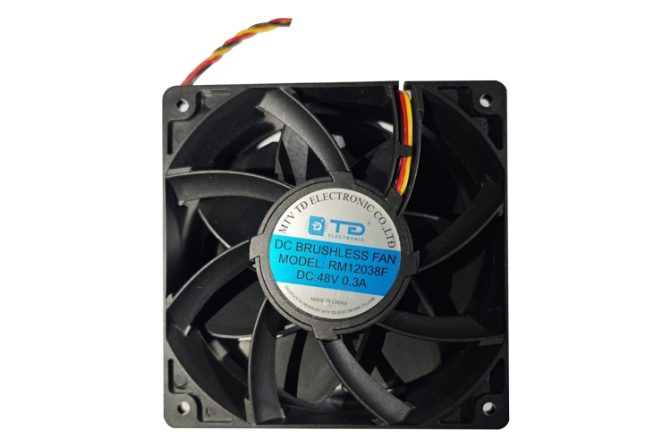 Quạt tản nhiệt không chổi than chống nước 48VDC RM-12038F 120mm x 120mm x 38mm
