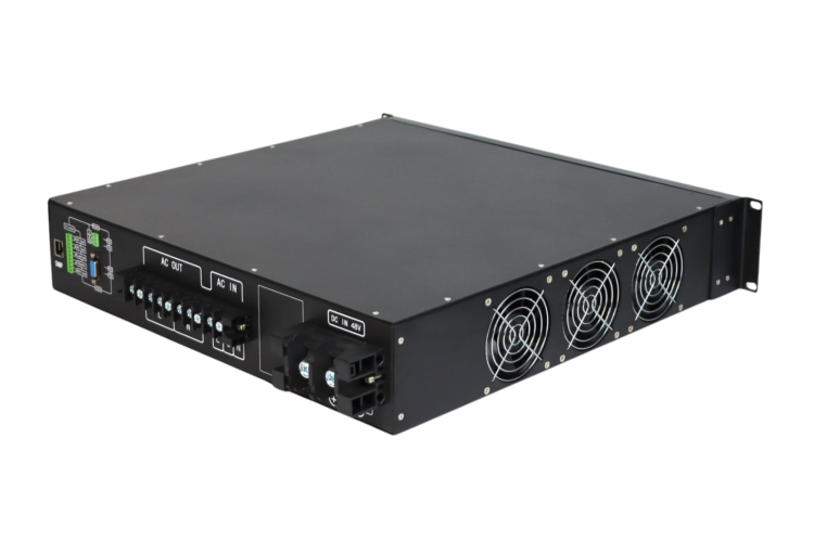 Bộ chuyển đổi nguồn gắn tủ rack - Biến tần gắn tủ rack 48VDC/220VAC 1kVA ~ 10kVA