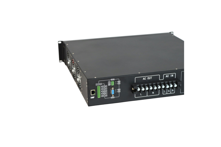 Bộ chuyển đổi nguồn gắn tủ rack - Biến tần gắn tủ rack 48VDC/220VAC 1kVA ~ 10kVA