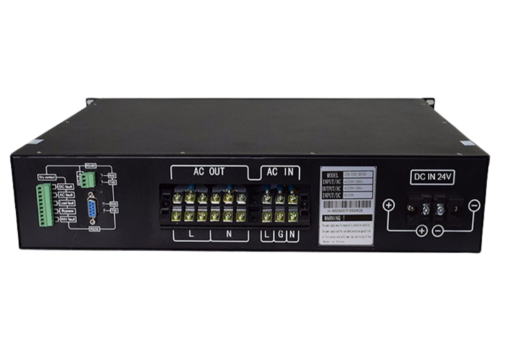 Bộ chuyển đổi nguồn gắn tủ rack - Biến tần gắn tủ rack 24VDC/220VAC 1kVA ~ 3kVA