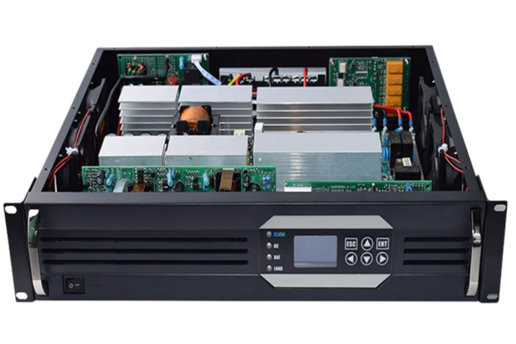 Bộ chuyển đổi nguồn gắn tủ rack - Biến tần gắn tủ rack 24VDC/220VAC 1kVA ~ 3kVA