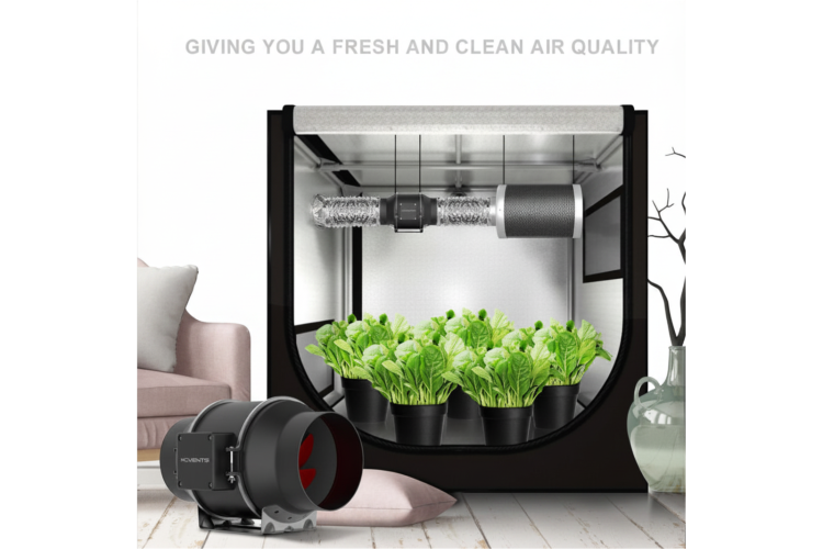 Quạt hút ống dẫn động cơ EC phi 150mm 6 inch - Inline duct fan EC 150mm 6 inch