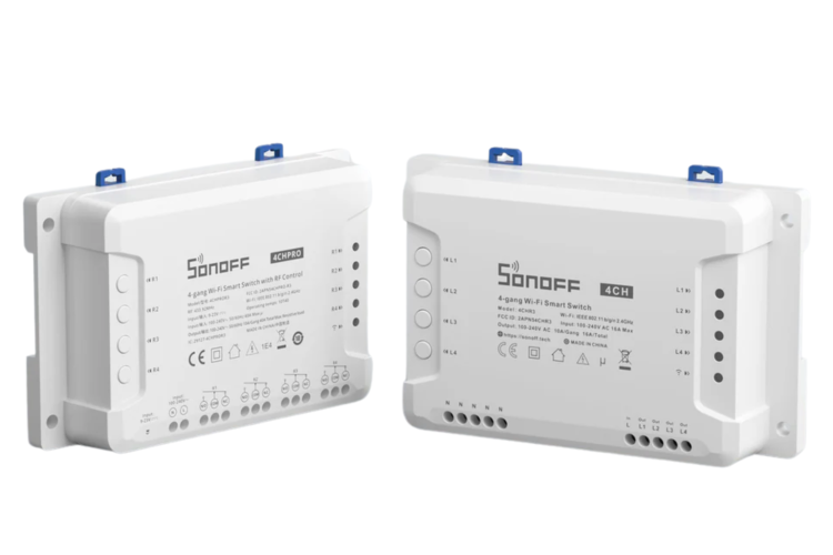 Công tắc hẹn giờ wifi thông minh 4 kênh Sonoff 4CH Pro R3