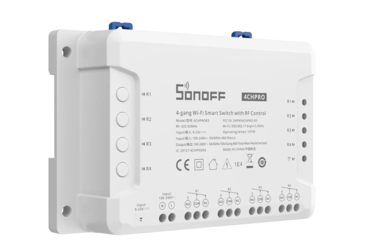 Công tắc hẹn giờ wifi thông minh 4 kênh Sonoff 4CH Pro R3