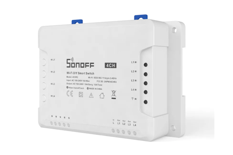Công tắc thông minh Wifi 4 kênh Sonoff 4CH R3